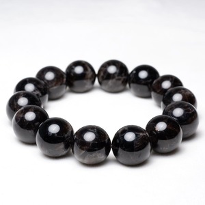モリオン 黒水晶 ブレスレット 16mm 一点物 メール便可 [M便 1/10] 111-46307