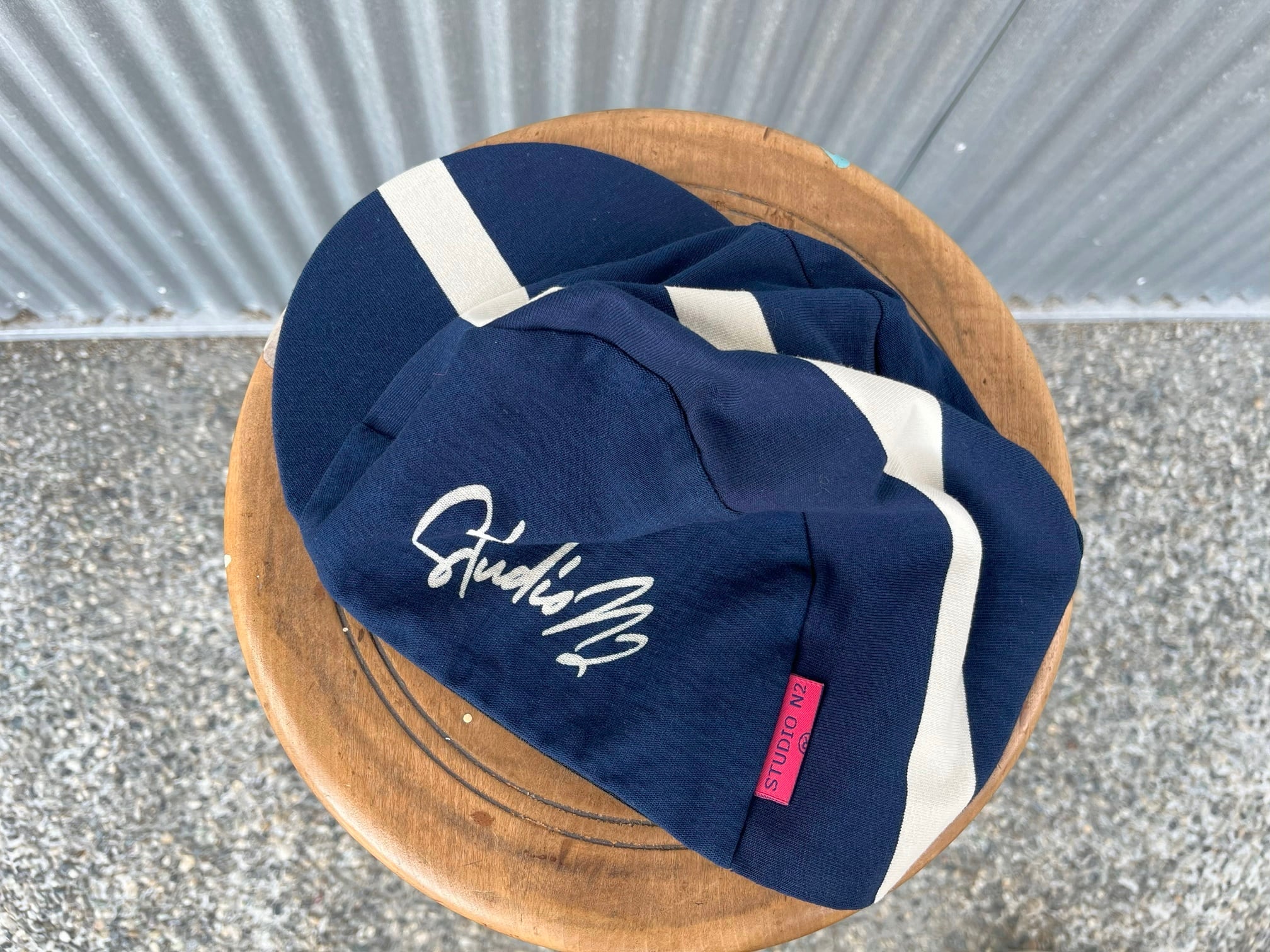 Natural indigo cycle cap Type-2 new logo | STUDIO N2