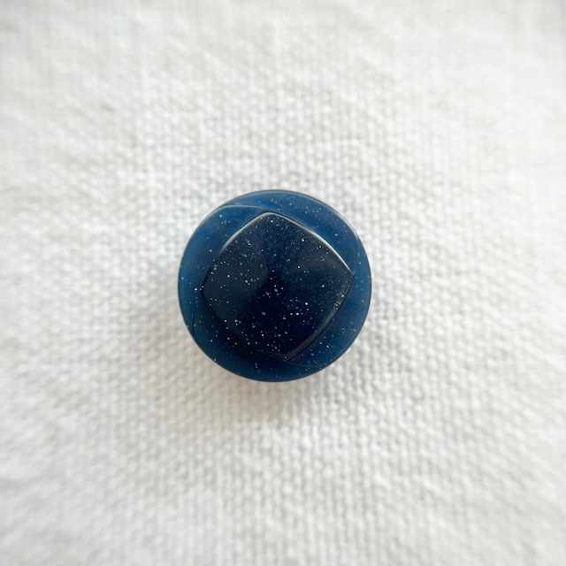 グリッターネイビー スクエアフェイス 15㎜