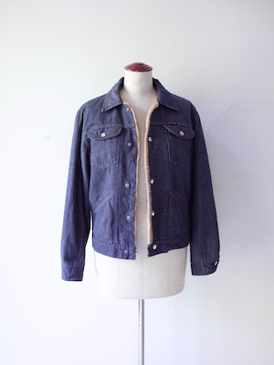 70-80s Wrangler Sherpa-Lined Denim Jacket