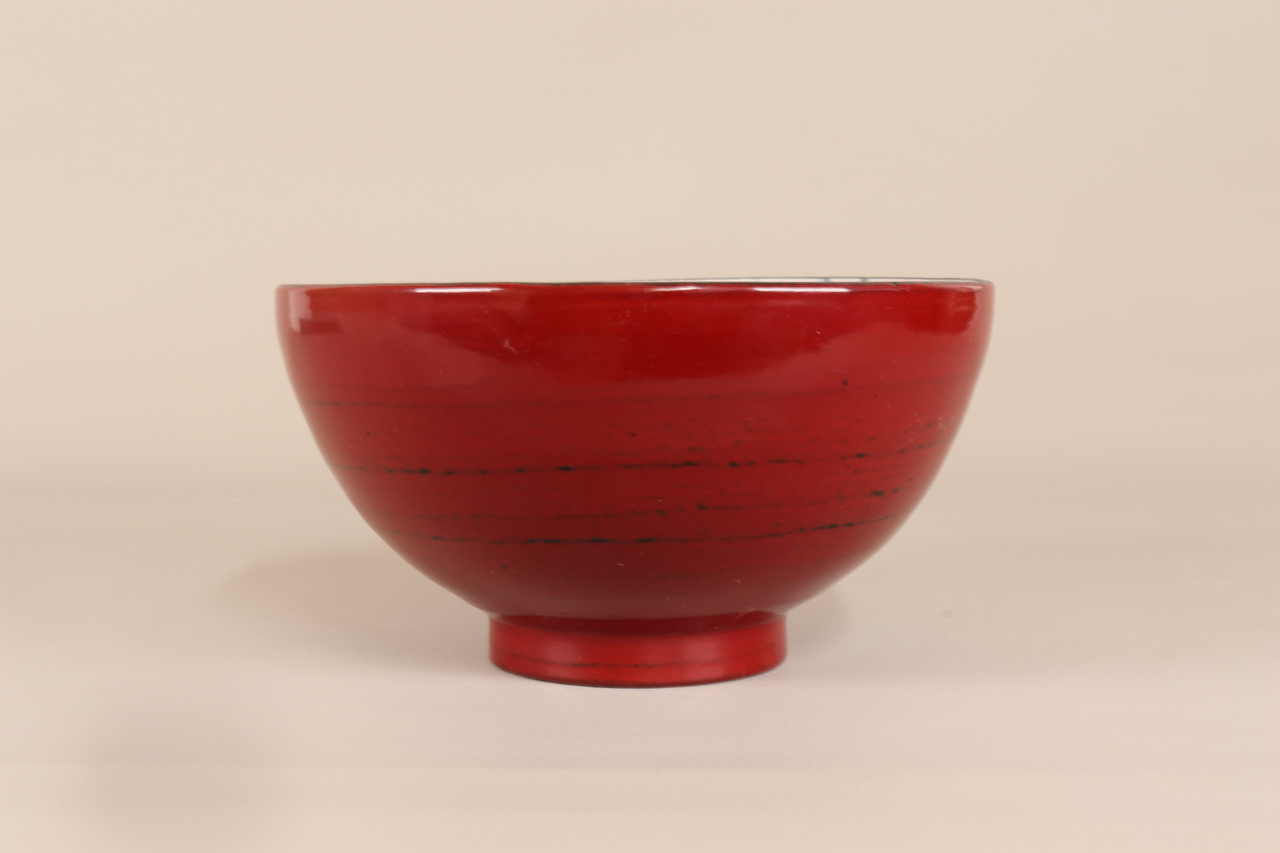 漆陶 和み丼 花唐草 | 宗山窯