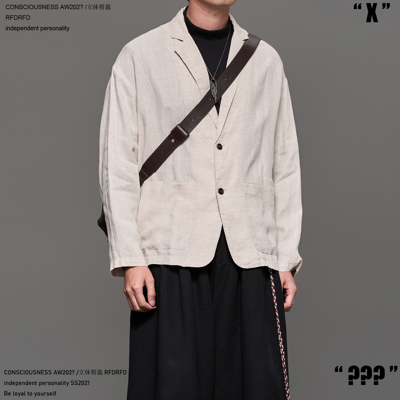 RFDRFD 26SS リネン アジアスタイルサマージャケット