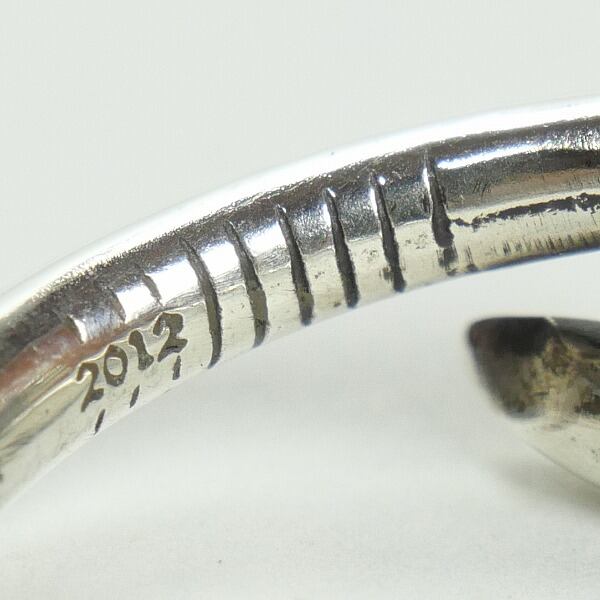 Size【12号】 CHROME HEARTS クロム・ハーツ NAIL RING CRSBL SILVER