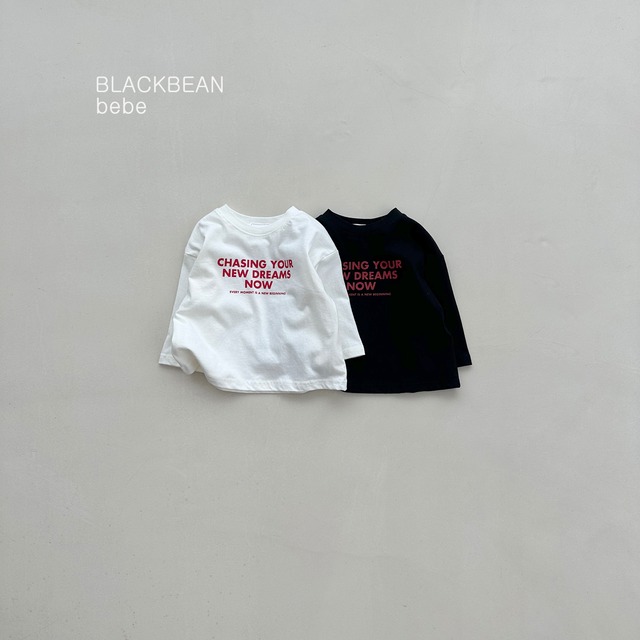 bebe chasing tee【blackbean】※9月下旬〜10月上旬発送予定
