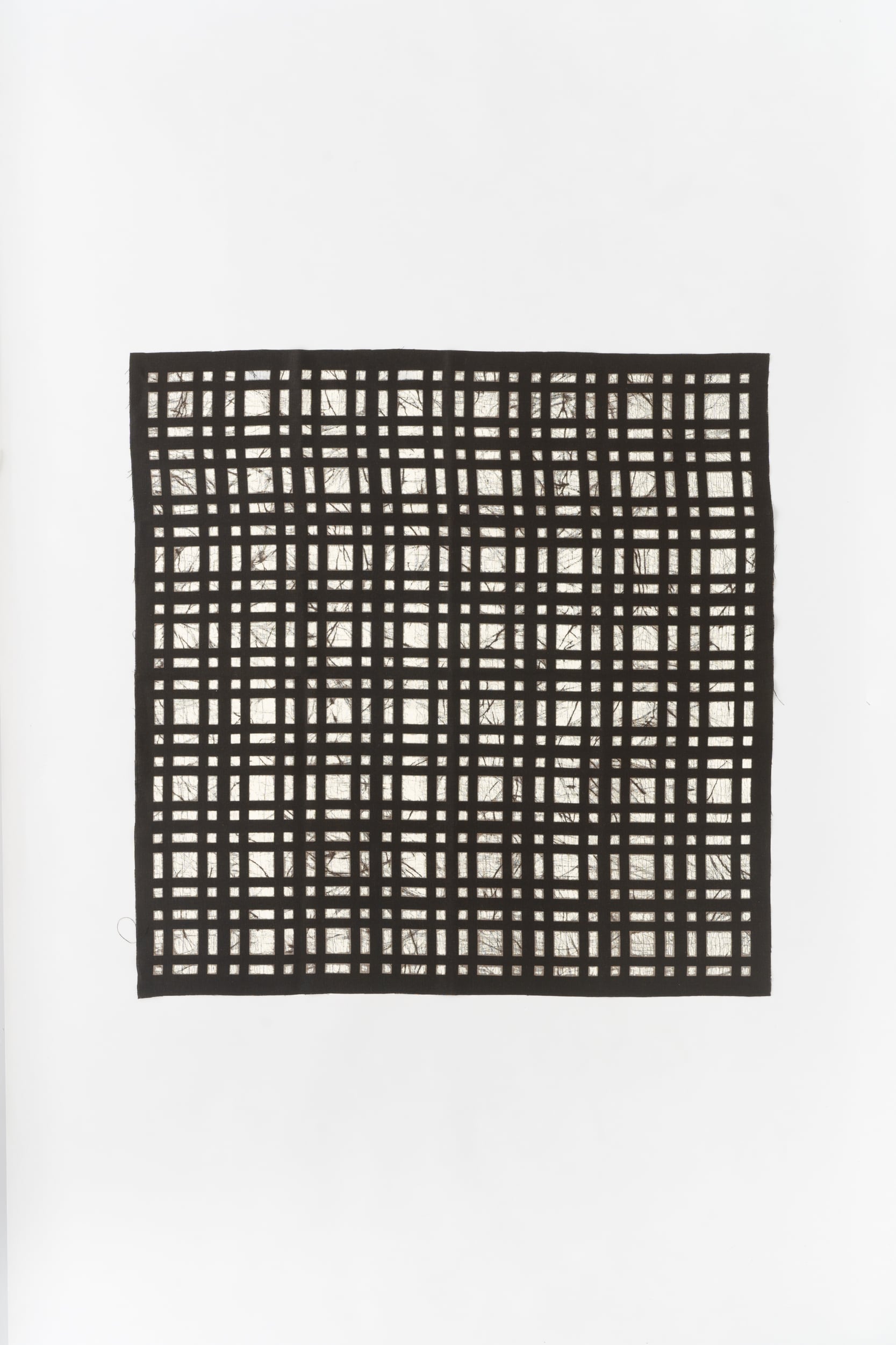 風呂敷(Furoshiki) / オーガニックリネン / ろうけつ染め / 格子