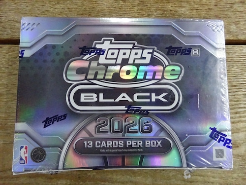 NBA 2025-26 TOPPS CHROME BLACK HOBBY 未開封 1 BOX