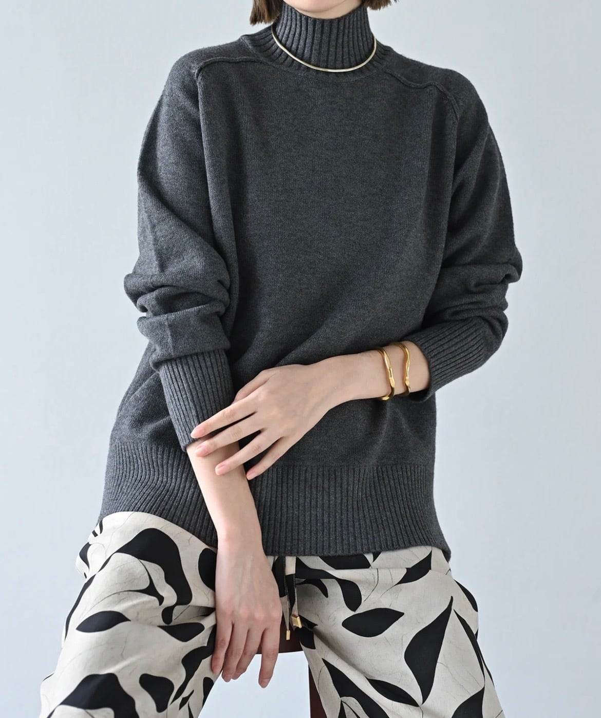 HERENCIA 】Refined Comfort Knit Pullover | valance 福井