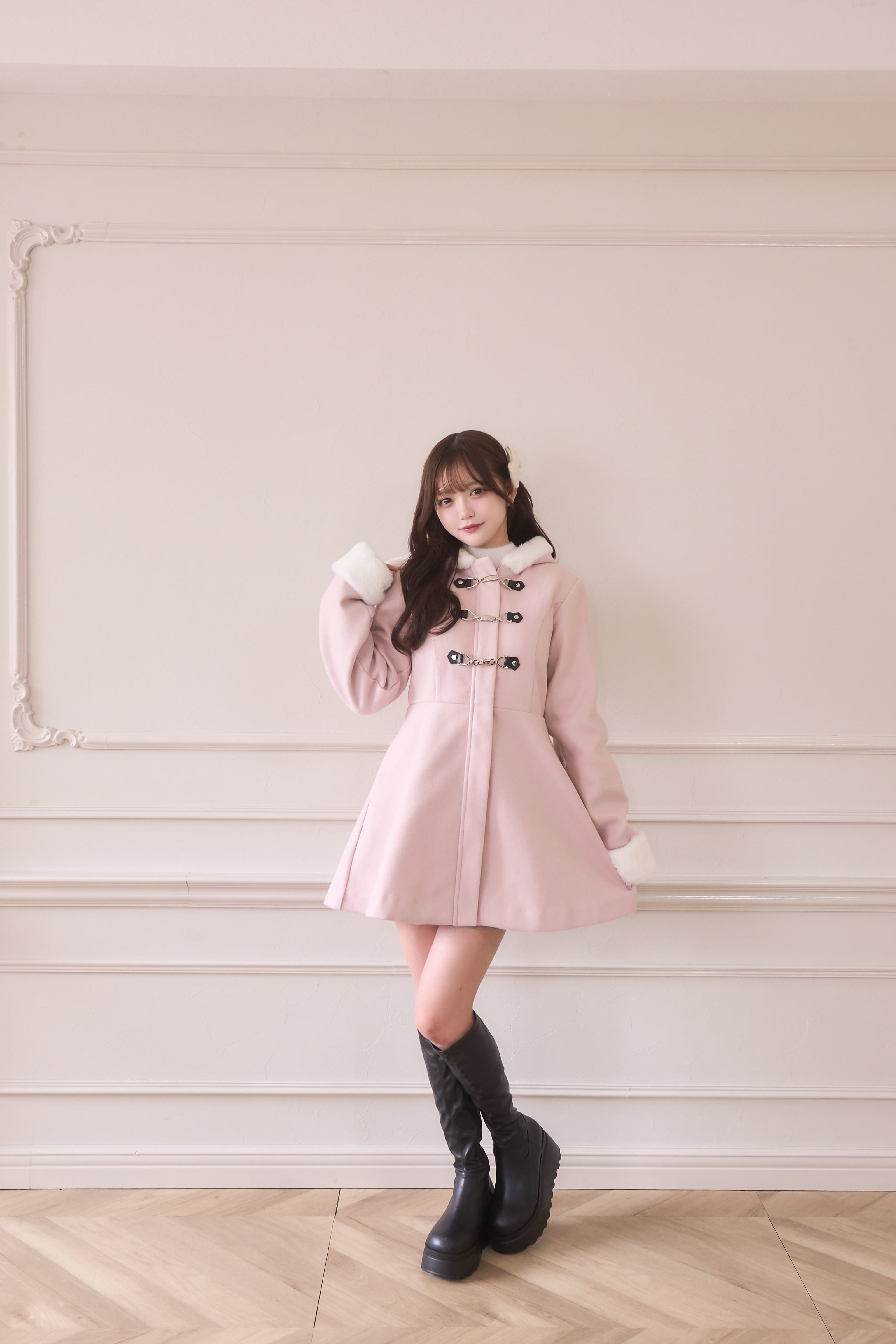 lapin hooded coat