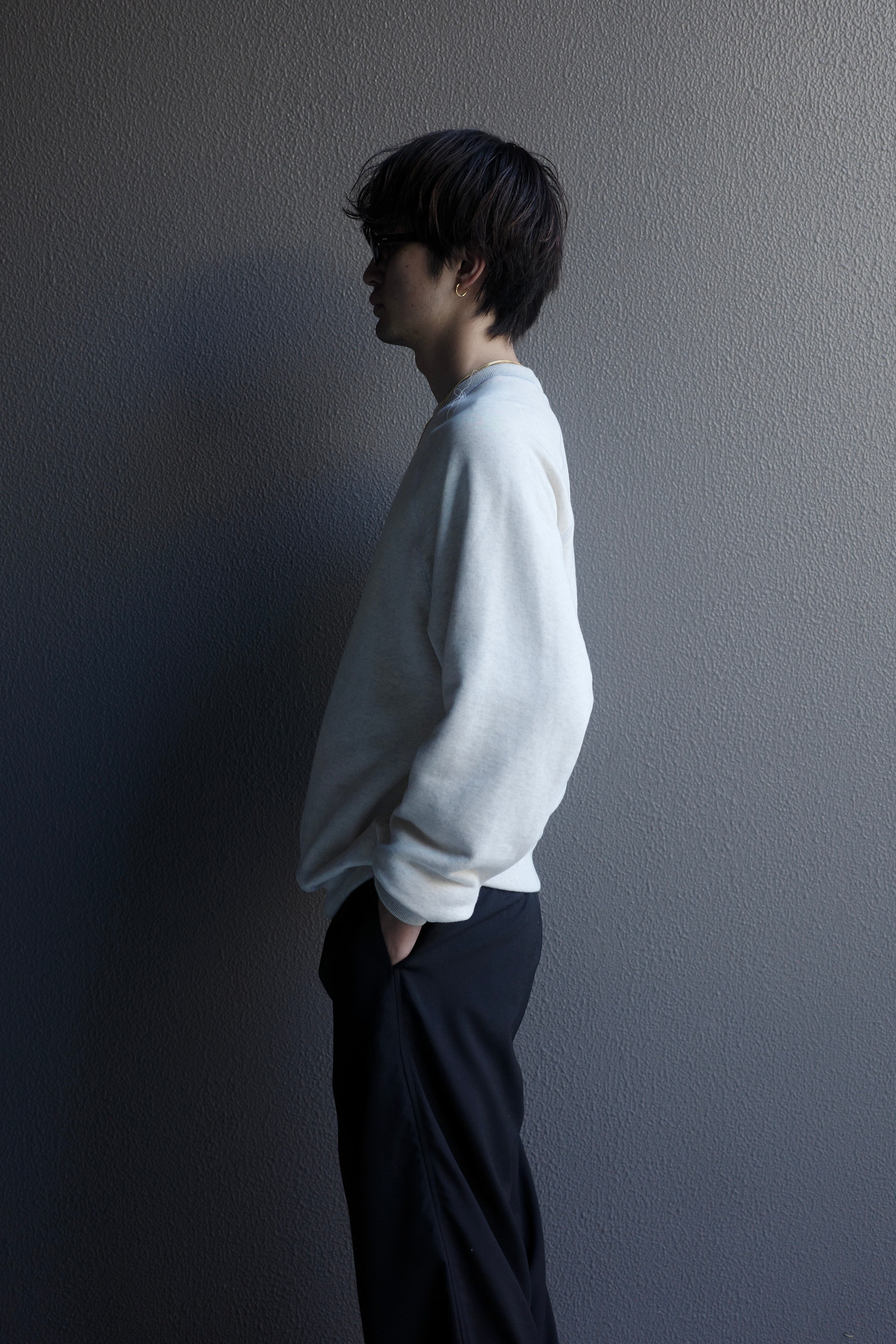 OLD FOLK HOUSE【Jewelry Sweatshirt-Crew -Heather Gray-】 | lloomm