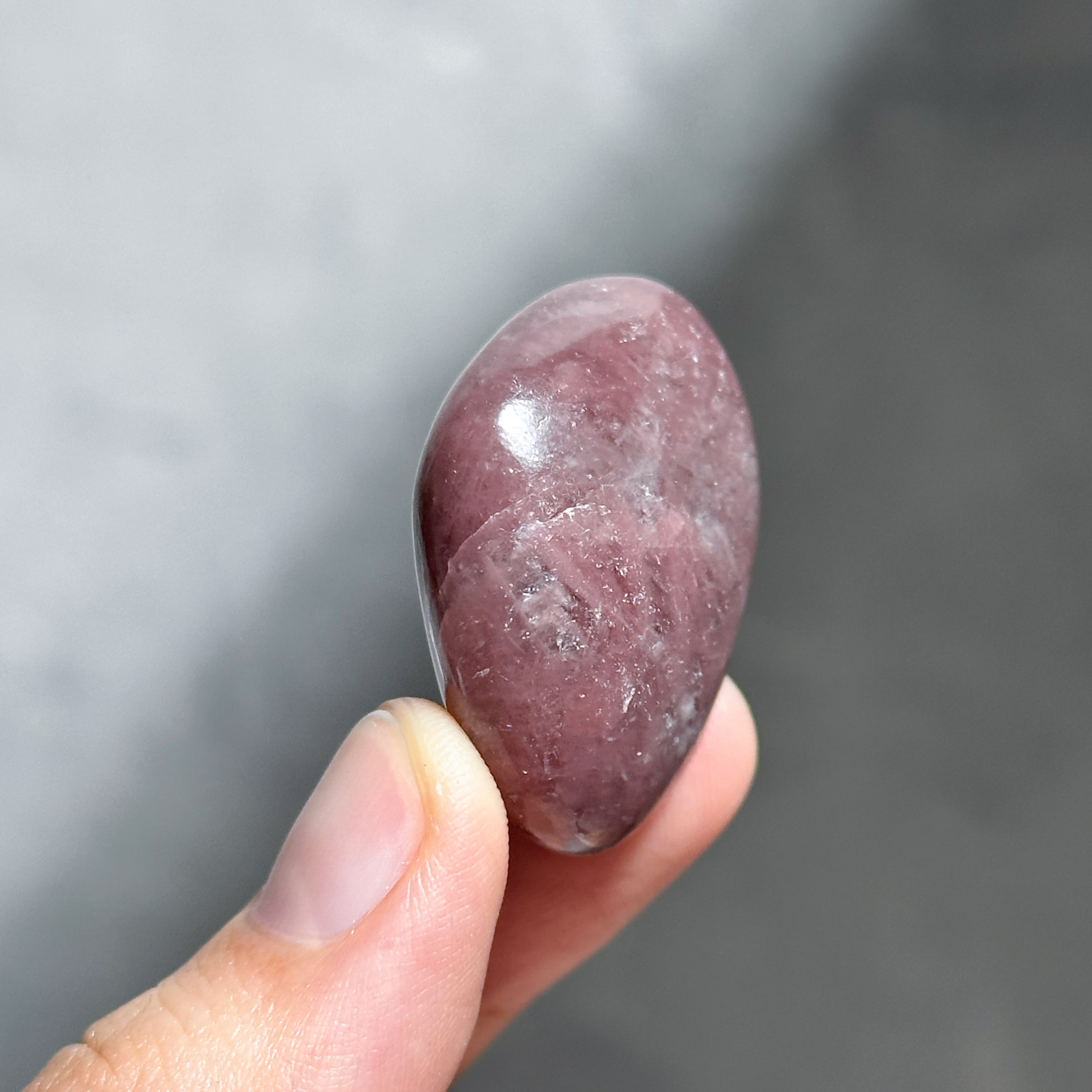 ピンクレピドライト ハート 15 ♡ Pink Lepidolite ♡天然石・鉱物