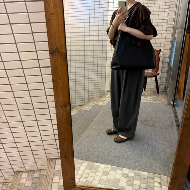 B.stuff 再入荷！シンプル2WAYトートバッグ　シダーウッド