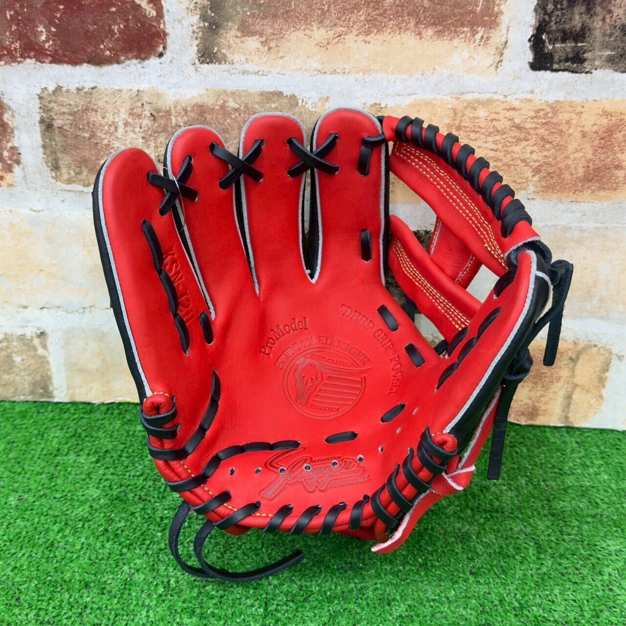 2026限定】久保田スラッガー 少年軟式グローブ LT25-GJ2 J2H型 レッド