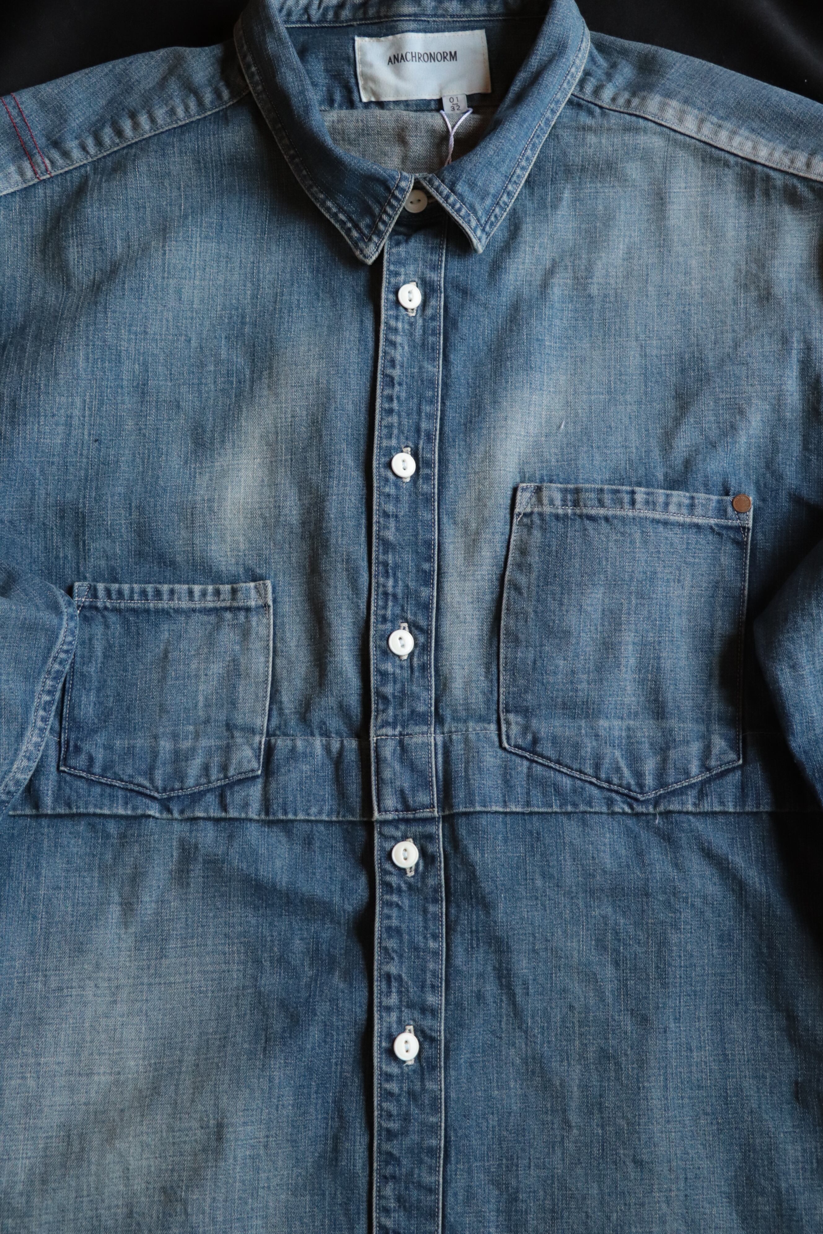 ANACHRONORM/アナクロノーム ReSIZE WORK SHIRT INDIGO AN W   MAMBO