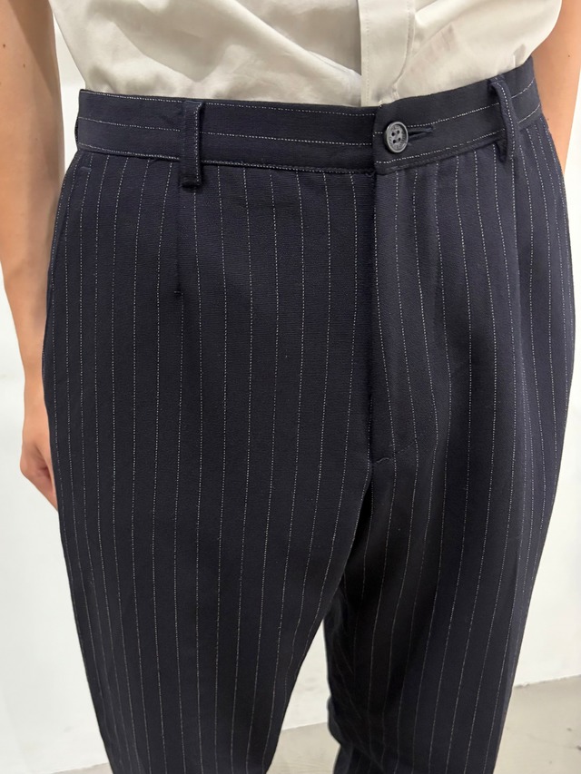 【DOLCE&GABBANA】pin stripe slim slacks