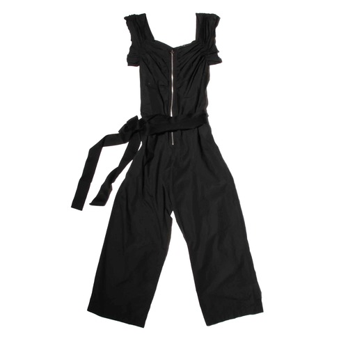 COMMEdesGARCONS NoSleeveRibbonBeltDrapeJumpSuits