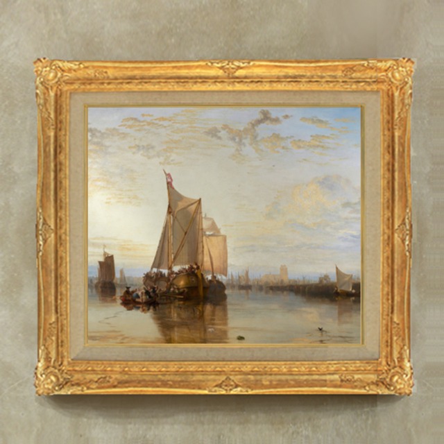 直筆仕上げ油絵【ターナー】 Dort or Dordrecht   F10　絵画 アート インテリア  静物画