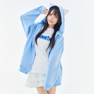 [YAWNYA]ねこ耳フロントジップパーカー【ご注文後2週間程度で発送】
