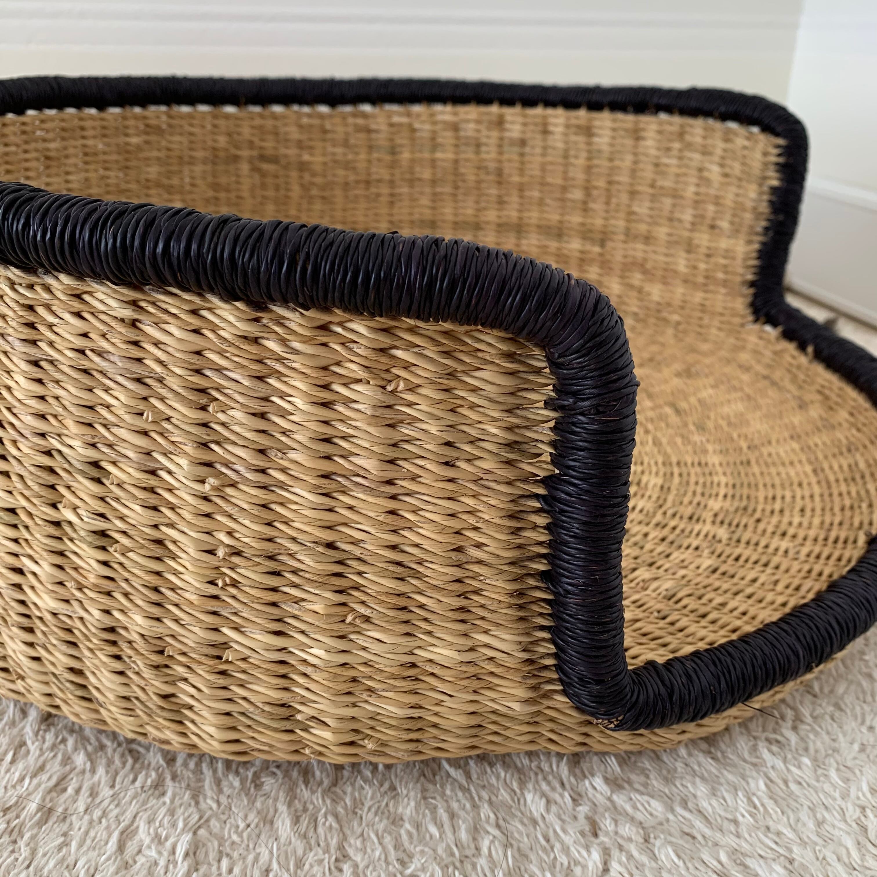 ボルガバスケット ペットベッド ラウンド45 ブラックエッジ | クークー