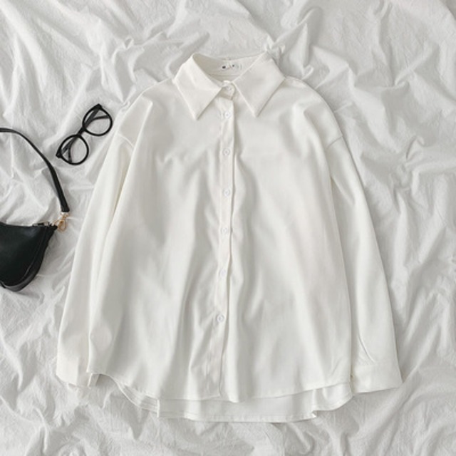 トップス デート シャツ ブラウス カットソー 袖あり 長袖 かわいい 大人可愛い きれいめ シンプル カジュアル 大人 上品 おしゃれ お洒落 主役級 存在感 春 秋 10代 20代 レディース 女性用 OL 学生 デート お出かけ 公園デビュー 女子会 お泊まり 休日 旅行 着回し 普段使い ファッション コーデ 楽ちん トレンド 流行 インスタ映え フリーサイズ ゆったり ゆる 白 ホワイト 黒 ブラック 赤 レッド 青 ブルー 緑 グリーン 紫 パープル 灰色