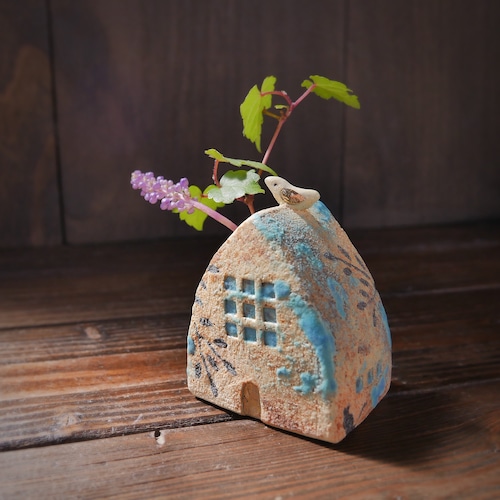 小鳥とおうち no.43  wild turquoise
