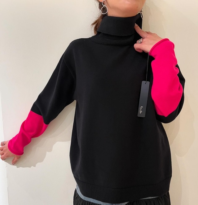 ポリーヌブロー　PaulineBleu　10,000円配色ニット