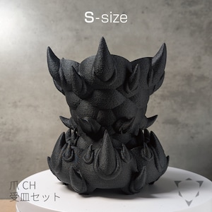 yawara爪CH 受皿セット 黒 size-S