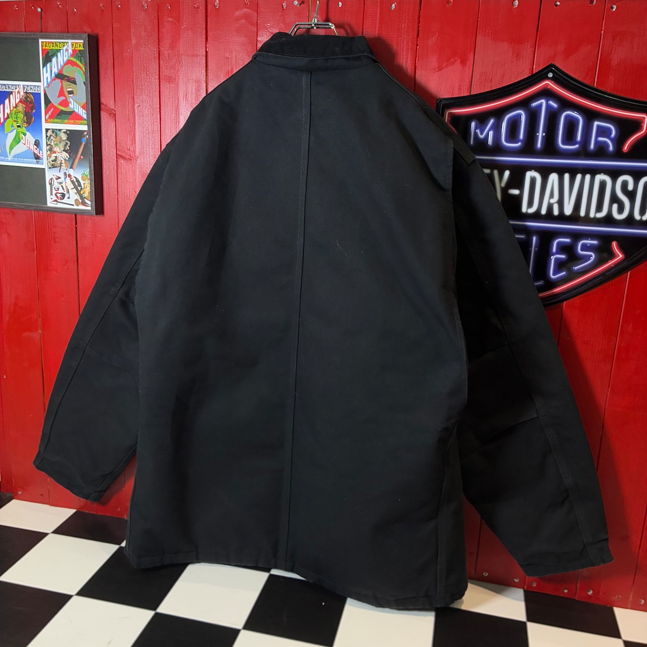 Carhartt トラディショナルコート　黒　企業モノ　ダックジャケット　カーハート