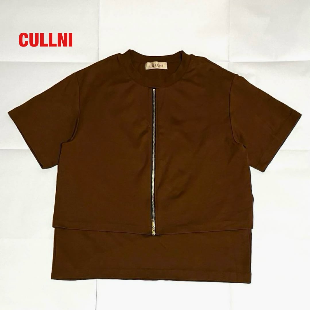 人気】CULLNI クルニ レイヤードTシャツ プルオーバー オーバー