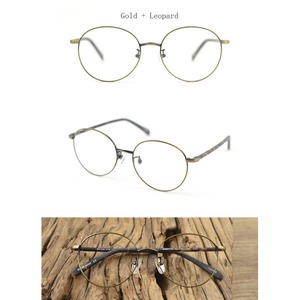Metal Frame Slightly Oval Glasses -round- / メタル フレーム スライトリー オーバル メガネ -ラウンド-