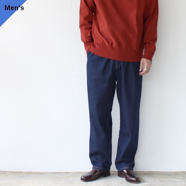 JAPAN BLUE JEANS 11oz DENIM EASY PANTS (INDIGO NAVY)