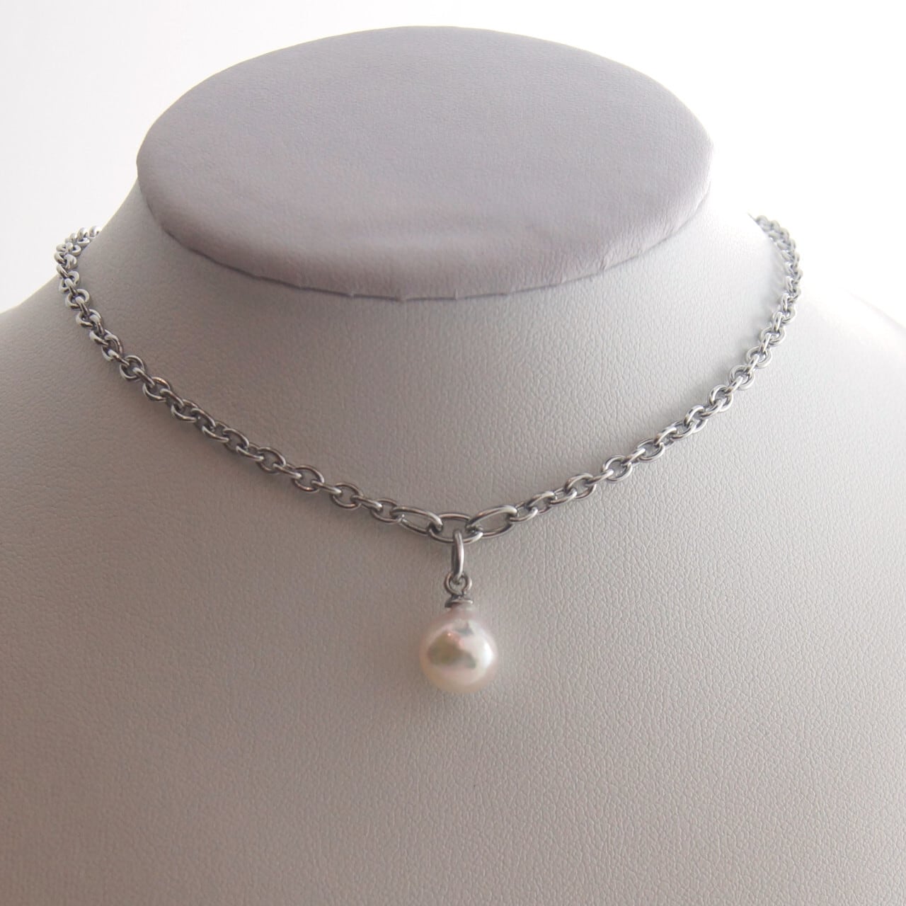 Baroque Akoya pearl Neckless｜伊勢志摩産あこや真珠 アコヤ本真珠 一粒 バロックパールネックレス