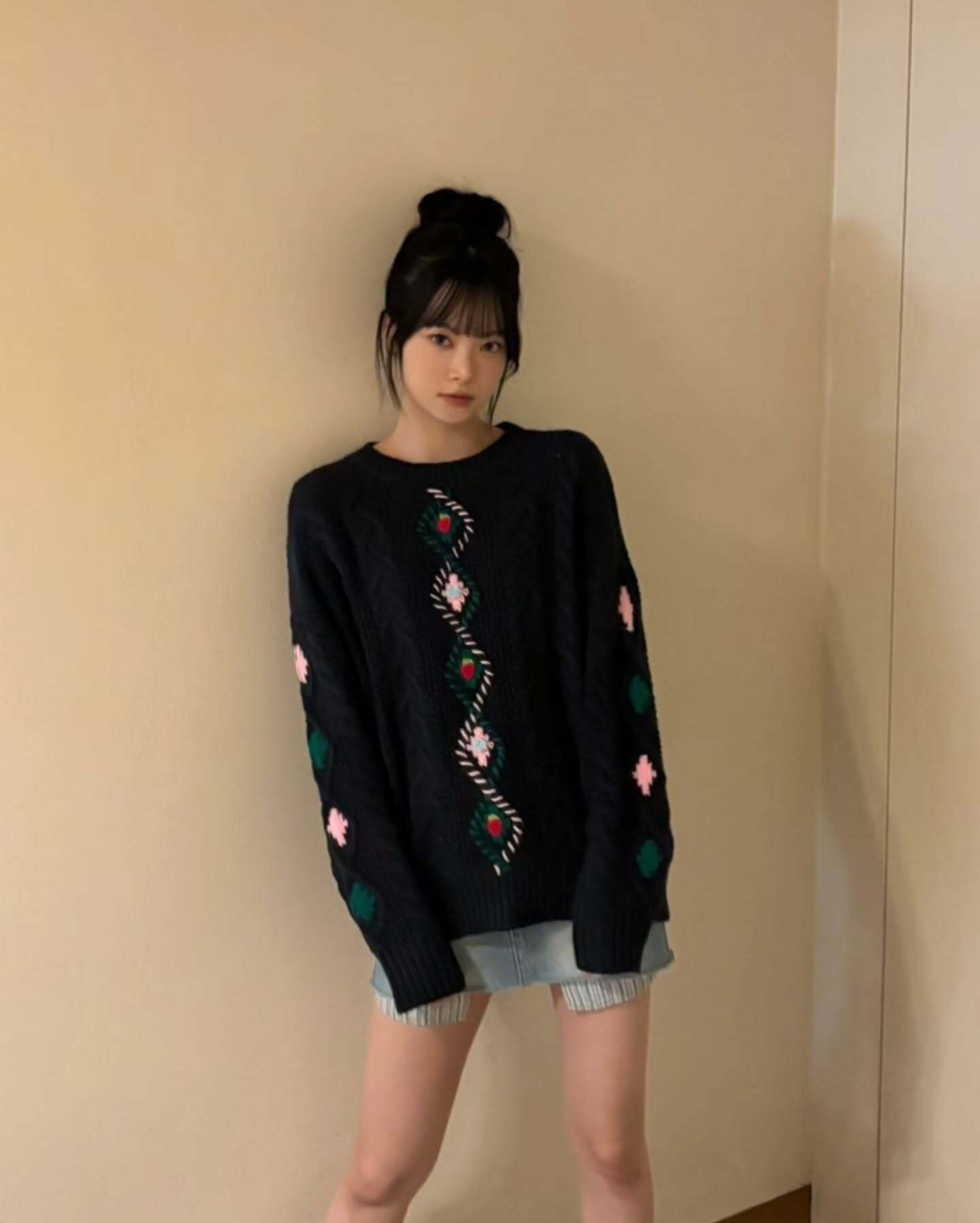 ☆LE SSERAFIM ウンチェ 着用！！【RONRON】BERRY HANDMADE POINT