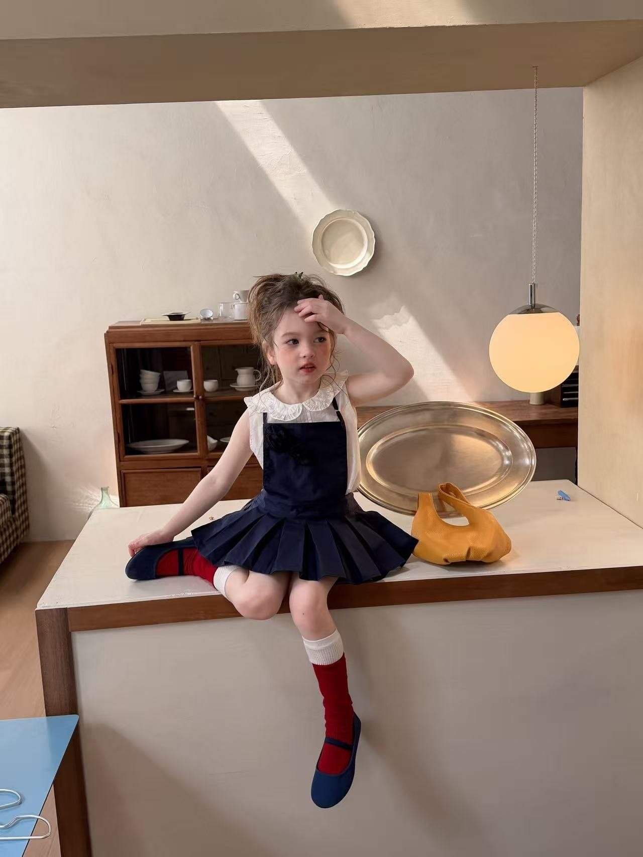 [aiai] Free Girl Suspenders Dress / [아이아이] 프리걸멜빵원피스