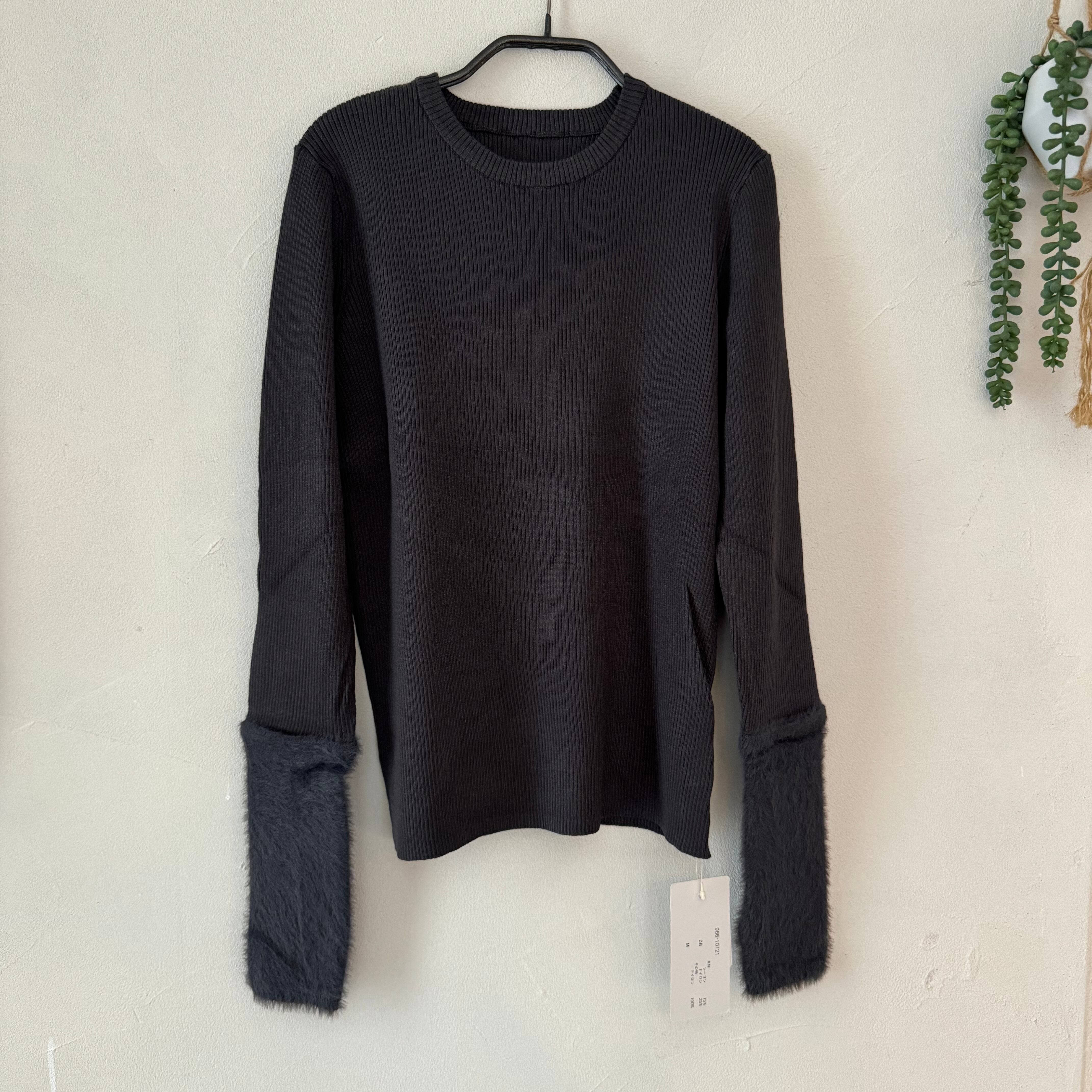 【SELECT】シャギー切替リブニット