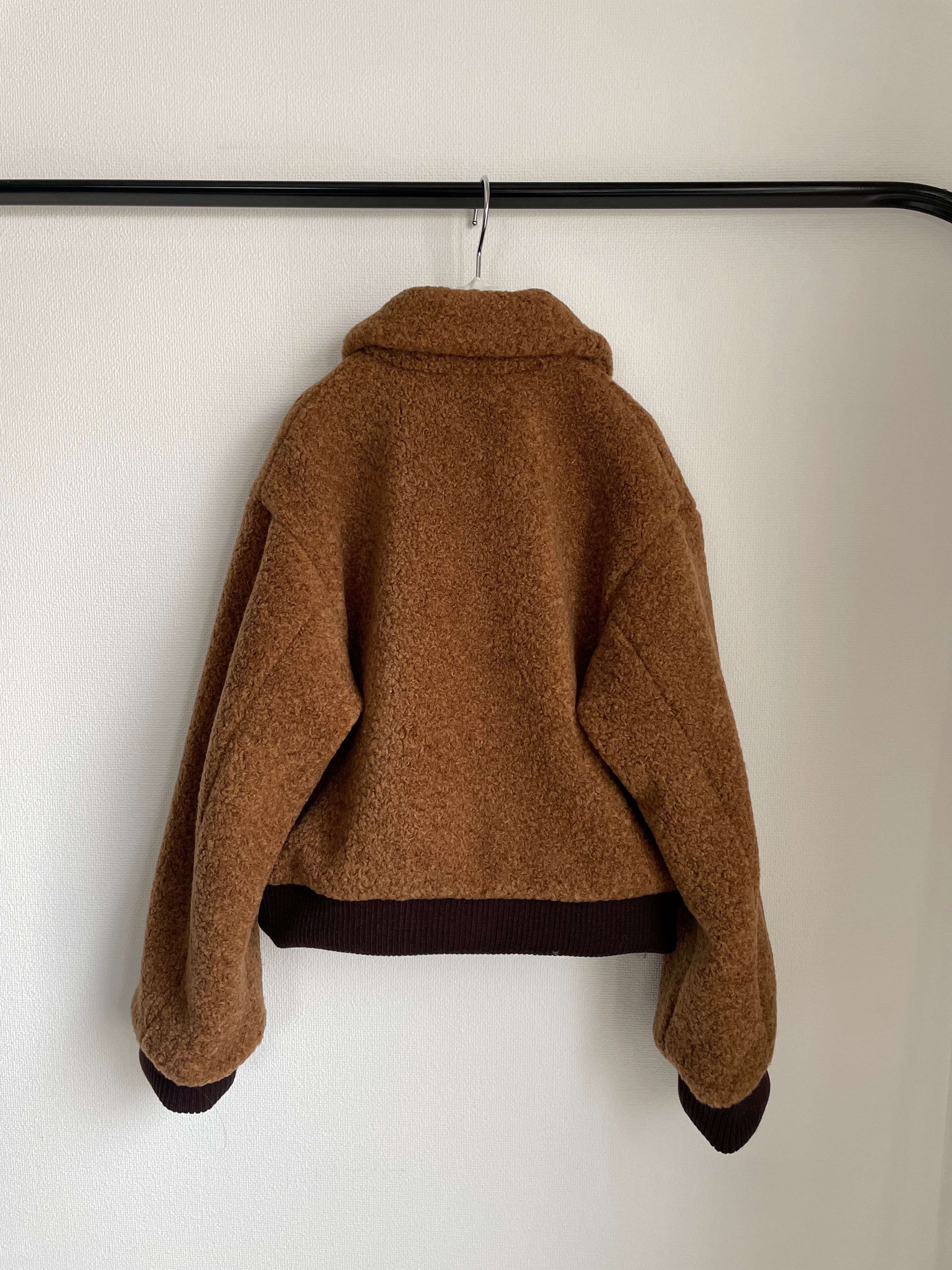 Boa zip blouson_L/XLサイズ | GRIS