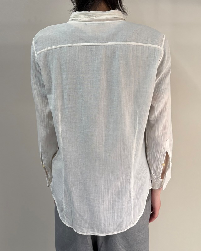 【Neil Barret】cotton gauze shirt
