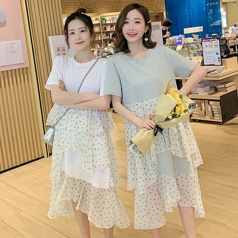 【新作】【送料無料】 妊娠中の服新しい2020ファッションマキシドレス AL expec398386187993