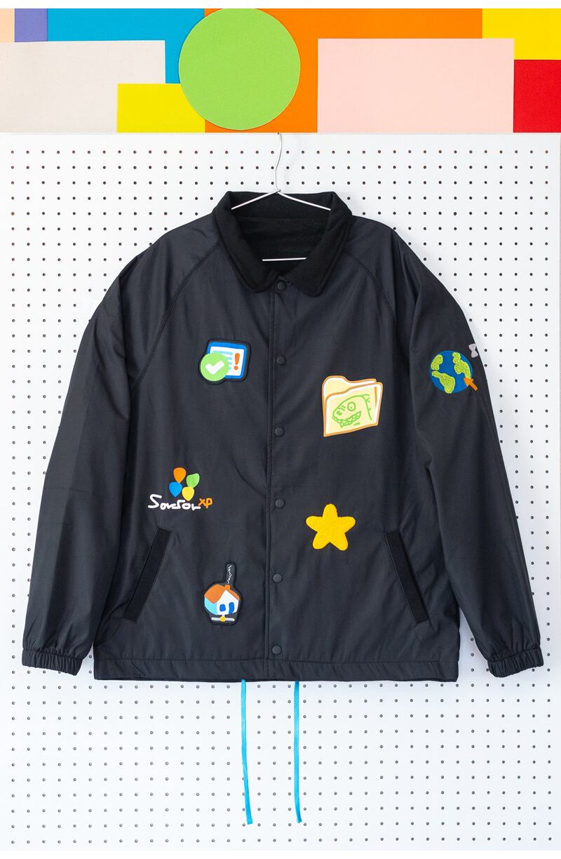 【予約販売商品】Sorsorジャケット　corade新作　PCデスクトップ恐竜ジャケット