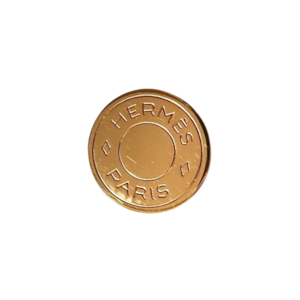 【VINTAGE HERMES BUTTON】セリエ ゴールド ボタン 14mm H-26002