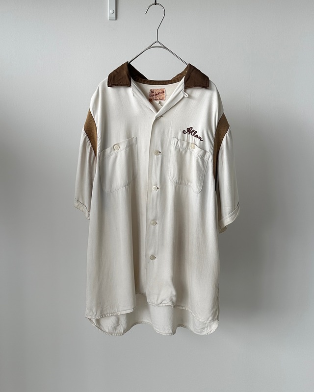 -BOWLMASTER- Vintage 50-60s M Bowling Shirt