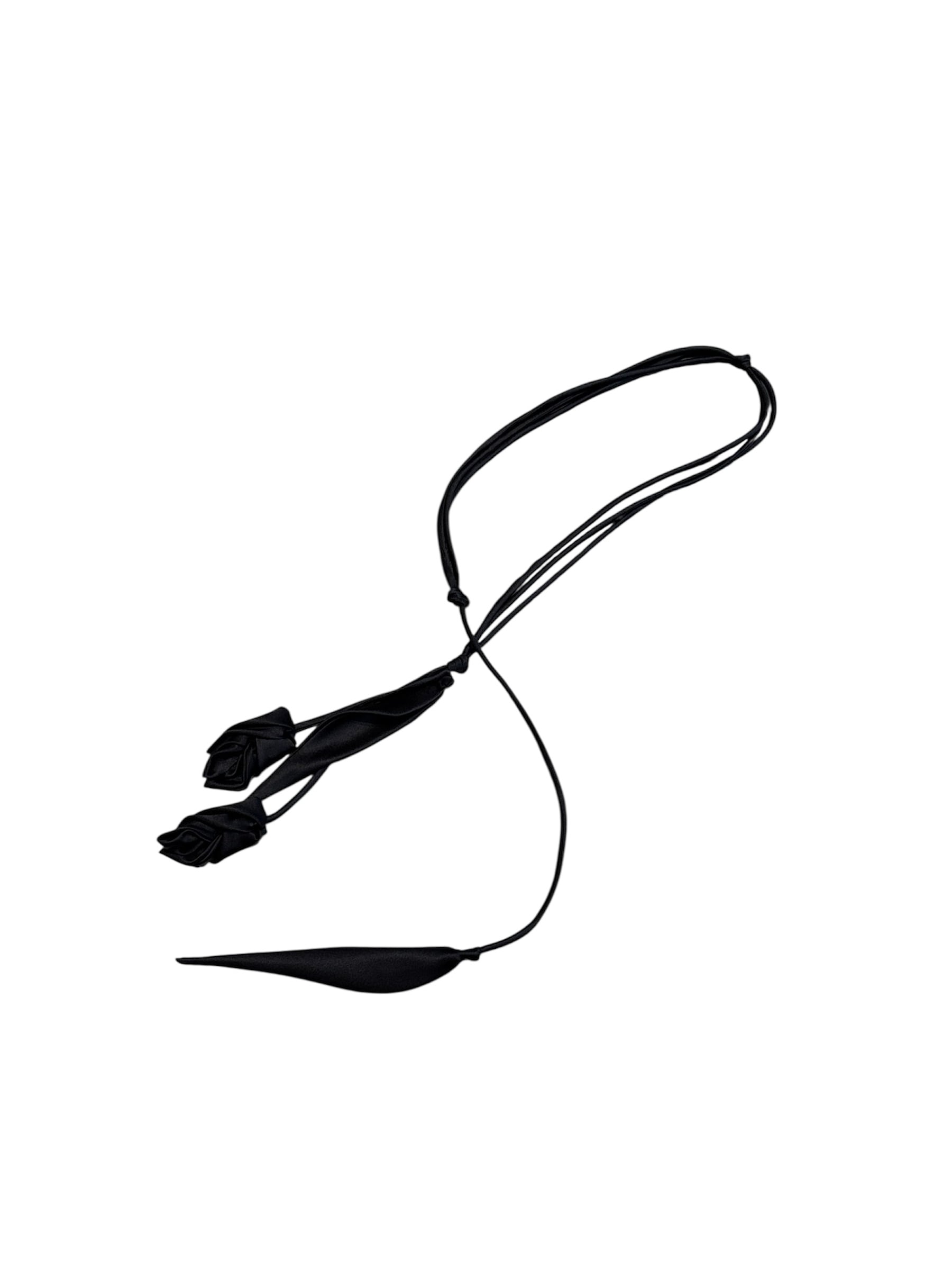 26SS】Mame Kurogouchi マメ クロゴウチ / Floral Motif Silk Belt