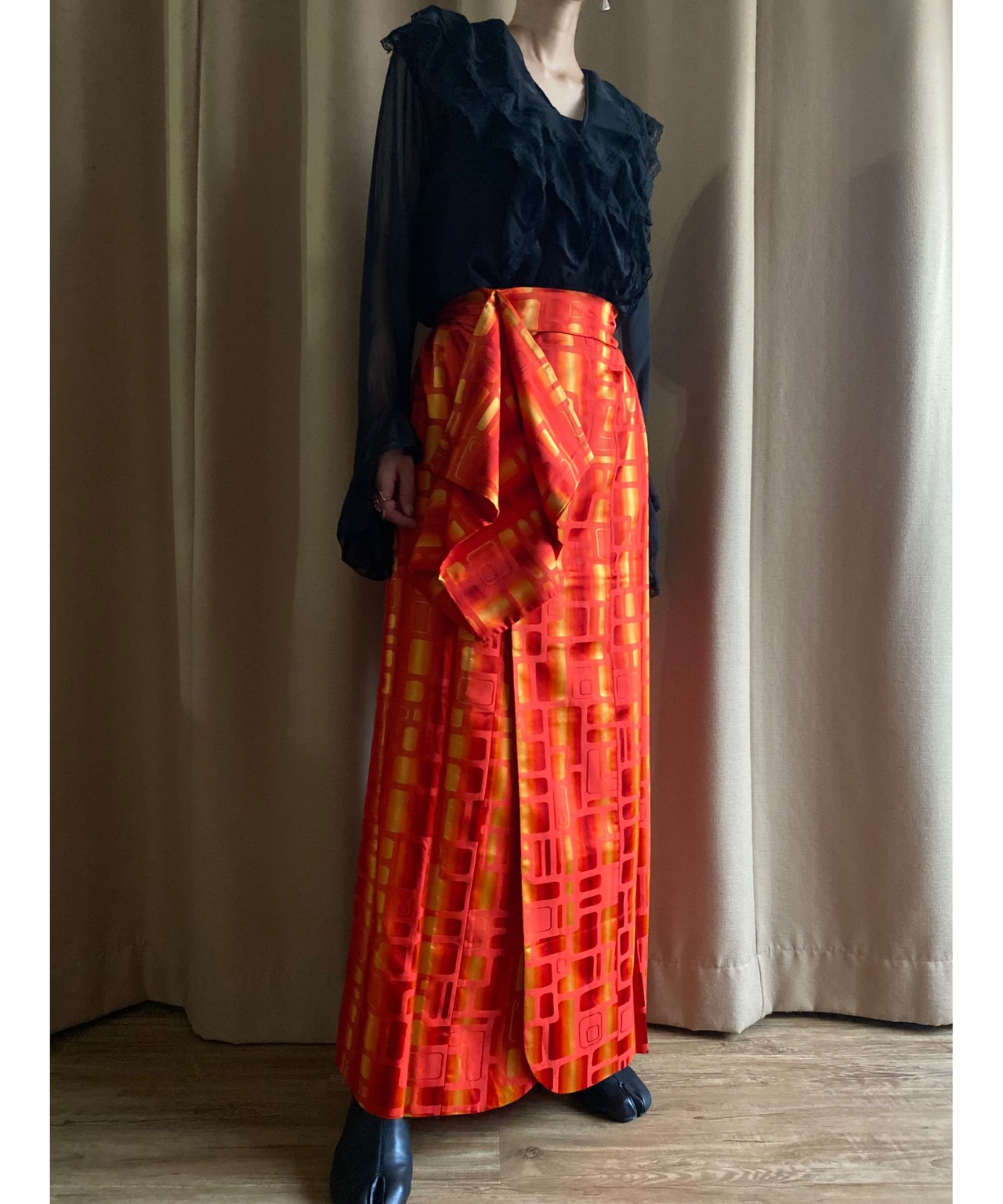 original skirt 01b - 紅 -