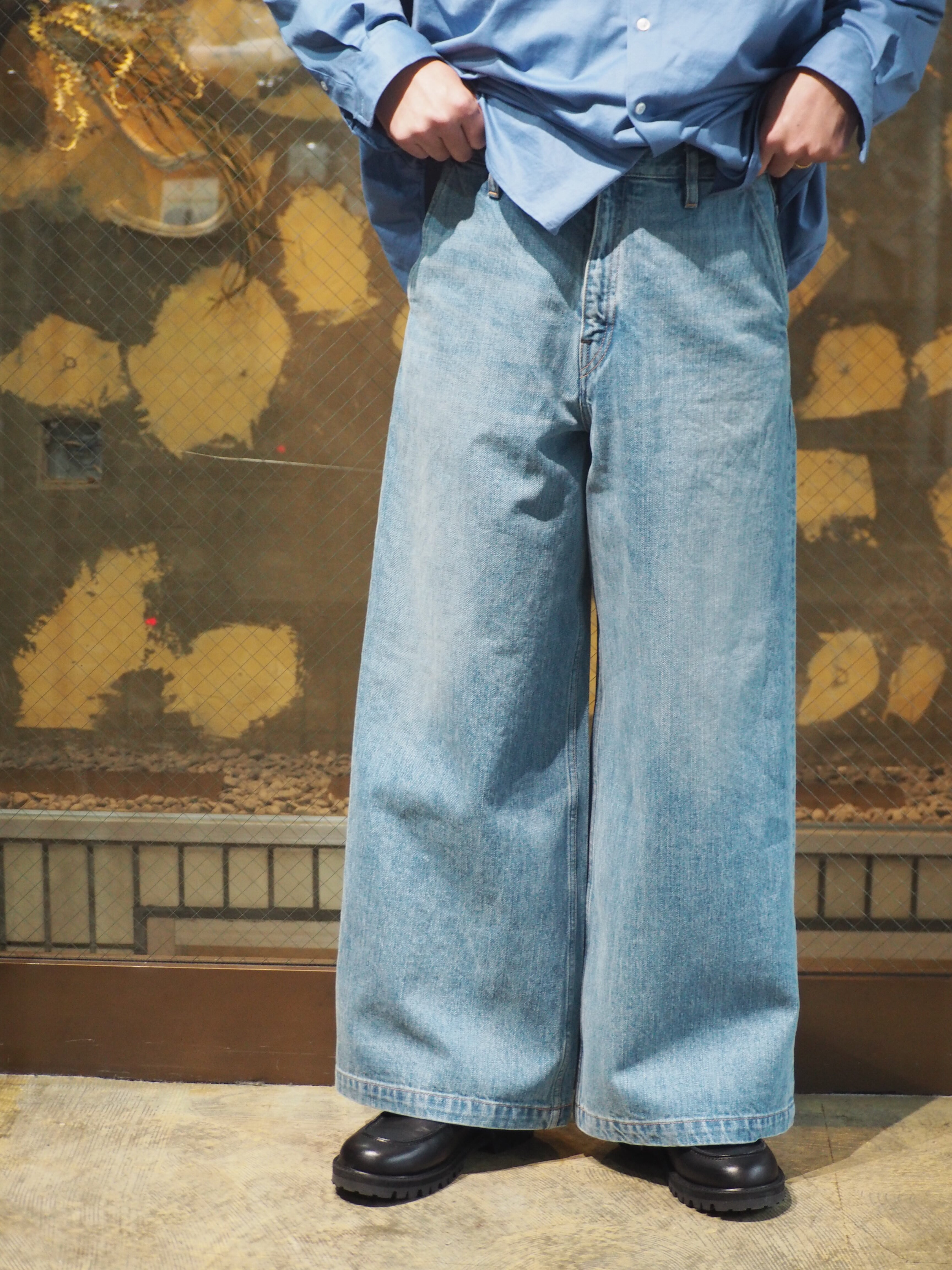 superNova. Baggy jeans - Old vintage wash / Light indigo