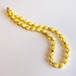 「Napier」70s USA vintage plastic beads yellow necklace