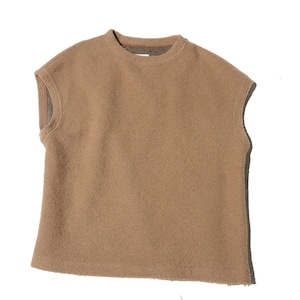 grandmama mama daughter(jp)  Sliver Wool Knit　vest