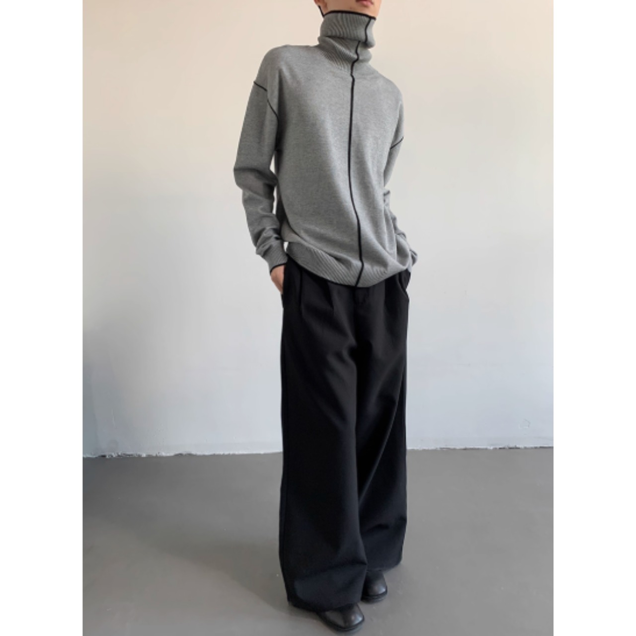 ラインモックネックニット TB1729・画像10