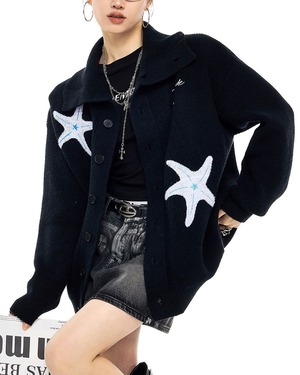 Star Knit Cardigan 504088