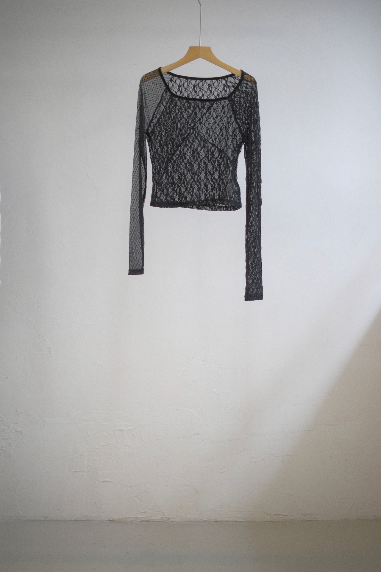 Patchwork Lace Top / BLACK - 6