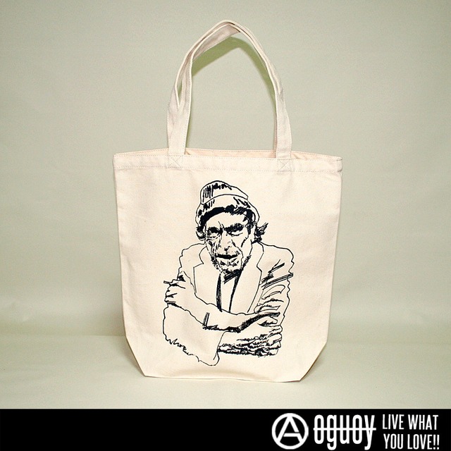 チャールズ・ブコウスキー トートバッグ 　10L「チナスキー」「Don't try」Charles Bukowski パンク文学  チャールズブコウスキー / tote10-bkwsk-donttry