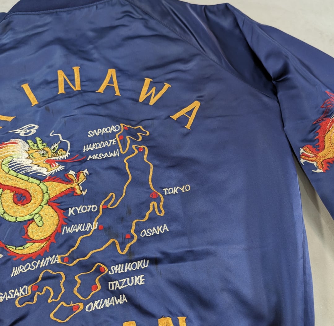 80s okinawa souvenir jaket 小岩店 | What'z up
